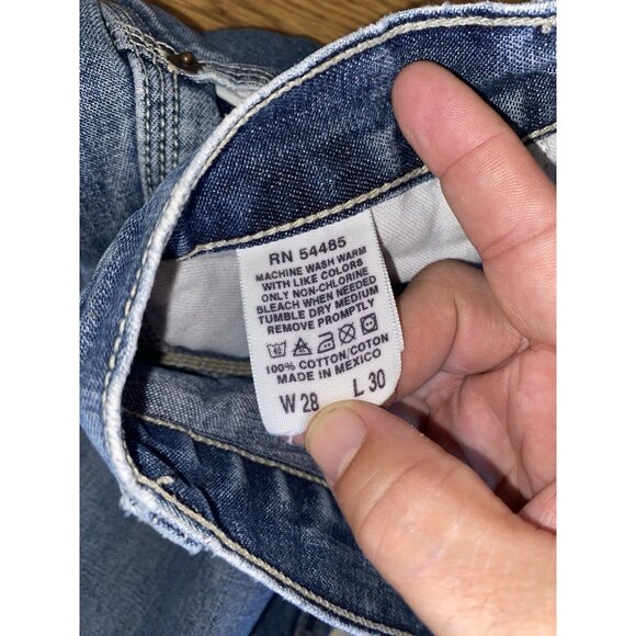 Vtg American Eagle Outfitters Carpenter Baggy Jeans Workwear Y2K Men's 28x30 - Picture 7 of 7